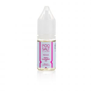 Pod Salt Nexus Triple Raspberry Ice 10ml Nic Salt E-Liquid